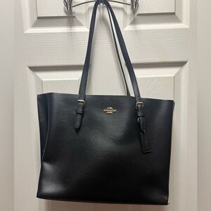 Leather Coach work bag